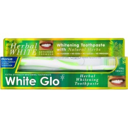 وايت جلو معجون أسنان عشبي ١٠٠ مل + فرشاة أسنان